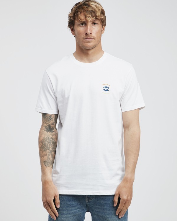 0 Vista - Camiseta de Manga Corta para Hombre Blanco Q1SS19BIF9 Billabong