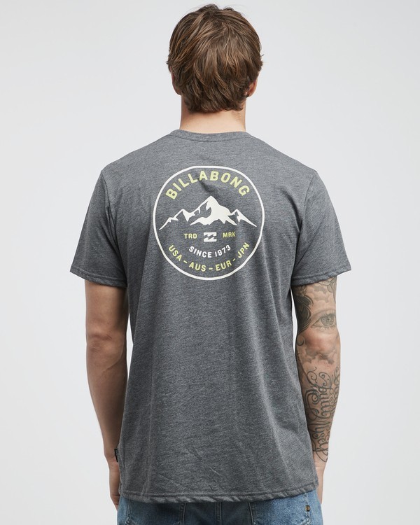 1 Aurora - Short Sleeves Tee for Men Grey Q1SS23BIF9 Billabong