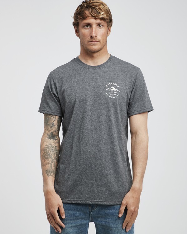 0 Aurora - Short Sleeves Tee for Men Grey Q1SS23BIF9 Billabong