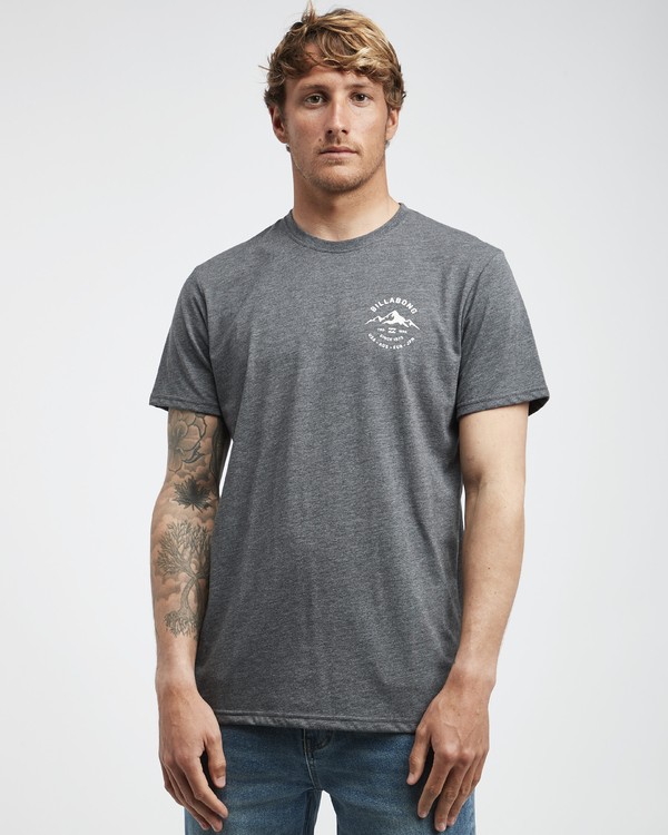 2 Aurora - T-Shirt f&uuml;r M&auml;nner Grau Q1SS23BIF9 Billabong