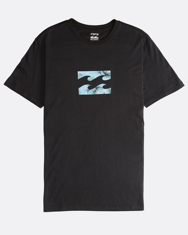 5 Team Wave - T-Shirt f&uuml;r M&auml;nner Schwarz Q1SS36BIF9 Billabong