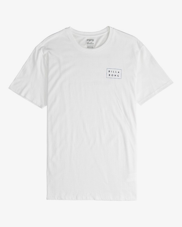 2 Die Cut Theme - Camiseta de Manga Corta para Hombre Blanco Q1SS41BIF9 Billabong