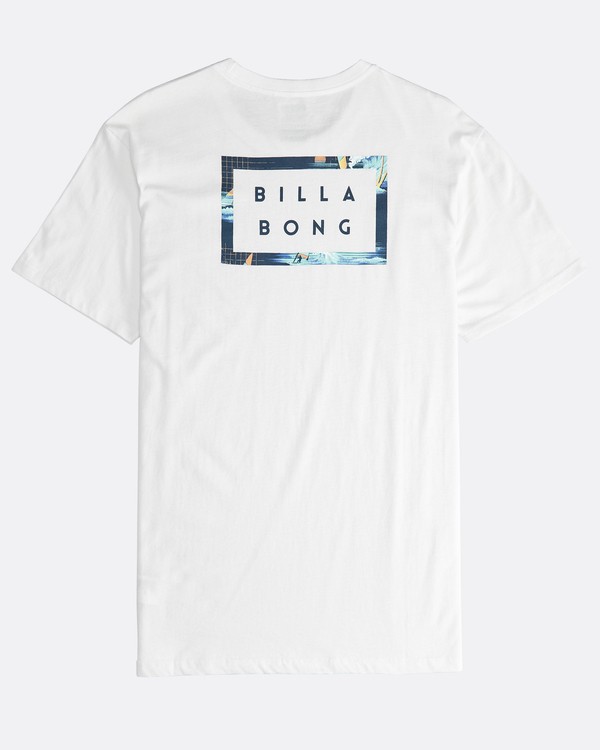 7 Die Cut Theme - Camiseta de Manga Corta para Hombre Blanco Q1SS41BIF9 Billabong