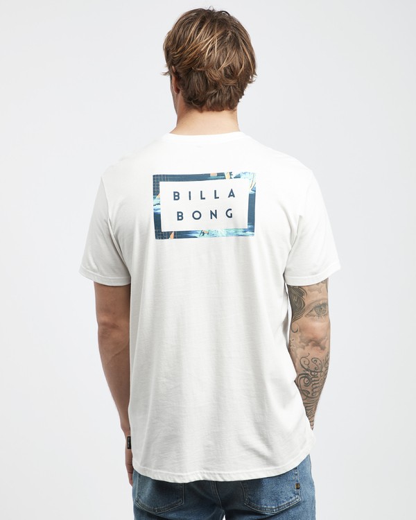3 Die Cut Theme - Camiseta de Manga Corta para Hombre Blanco Q1SS41BIF9 Billabong