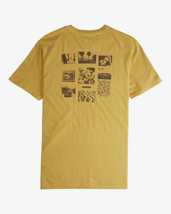 2 Exposure - Camiseta de Manga Corta para Hombre Amarillo Q1SS42BIF9 Billabong