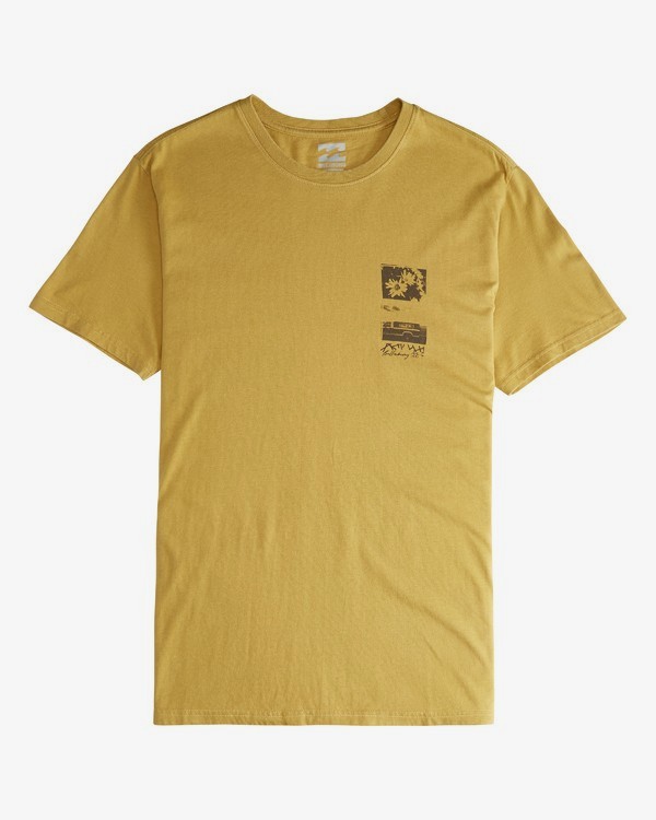 1 Exposure - Camiseta de Manga Corta para Hombre Amarillo Q1SS42BIF9 Billabong