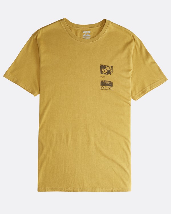 6 Exposure - Short Sleeves Tee for Men Yellow Q1SS42BIF9 Billabong