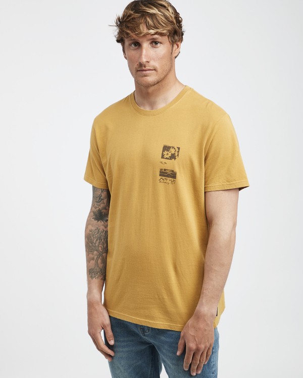1 Exposure - Short Sleeves Tee for Men Yellow Q1SS42BIF9 Billabong