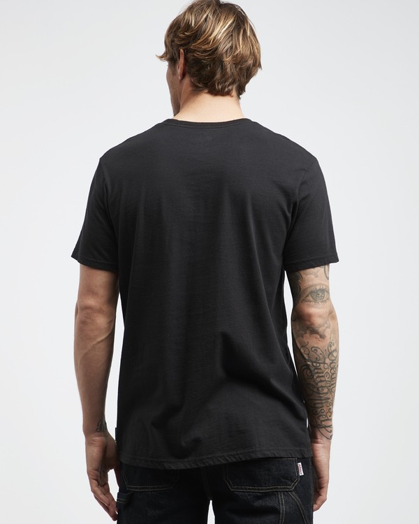 2 Line Up - Camiseta de Manga Corta para Hombre Negro Q1SS53BIF9 Billabong