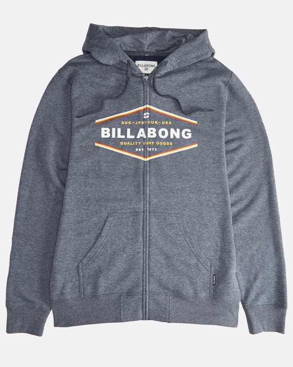 6 Vista - Sudadera con Capucha y Cremallera para Hombre Azul Q1ZH01BIF9 Billabong