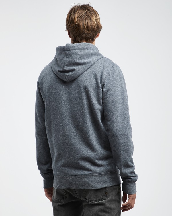 3 Vista - Sudadera con Capucha y Cremallera para Hombre Azul Q1ZH01BIF9 Billabong