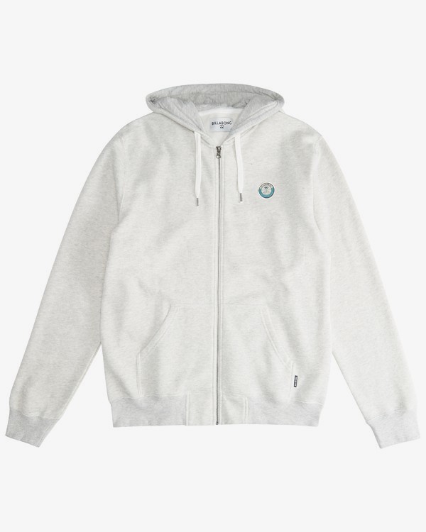 1 Walled - Sudadera con Capucha y Cremallera para Hombre Gris Q1ZH03BIF9 Billabong