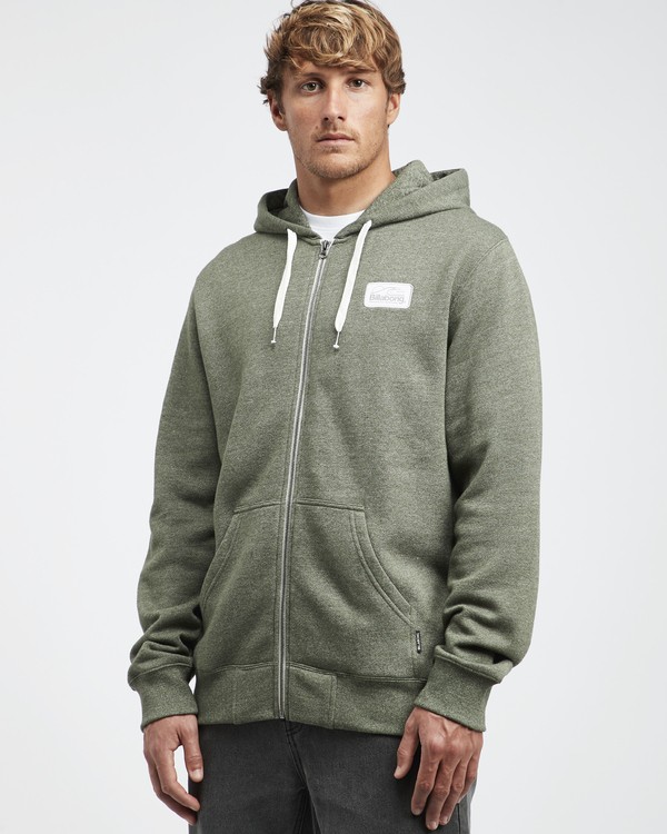 1 Walled - Kapuzenjacke f&uuml;r M&auml;nner Gr&uuml;n Q1ZH03BIF9 Billabong