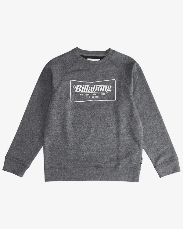 0 Trade Mark - Trademark Crew Fleece für Jungen Schwarz Q2CR01BIF9 Billabong
