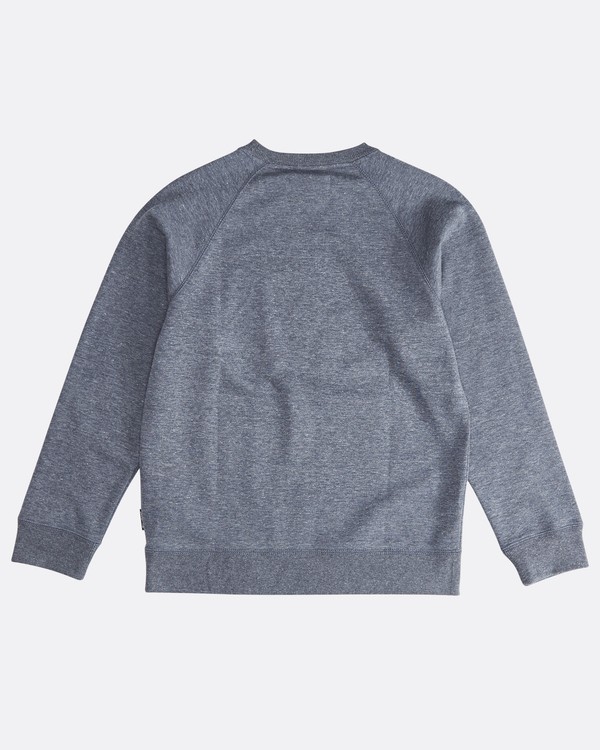 3 Trade Mark - Trademark Crew Fleece f&uuml;r Jungen Blau Q2CR01BIF9 Billabong