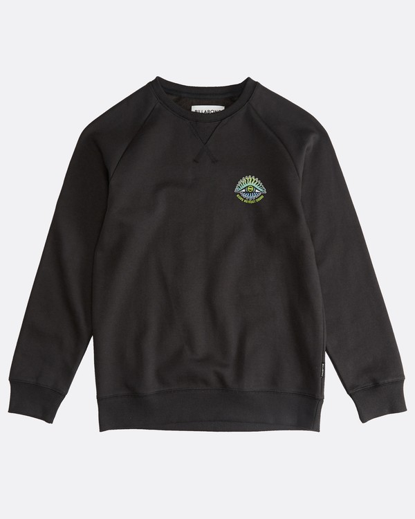 2 Iconic - Pull Crew pour Gar&ccedil;on Noir Q2CR02BIF9 Billabong