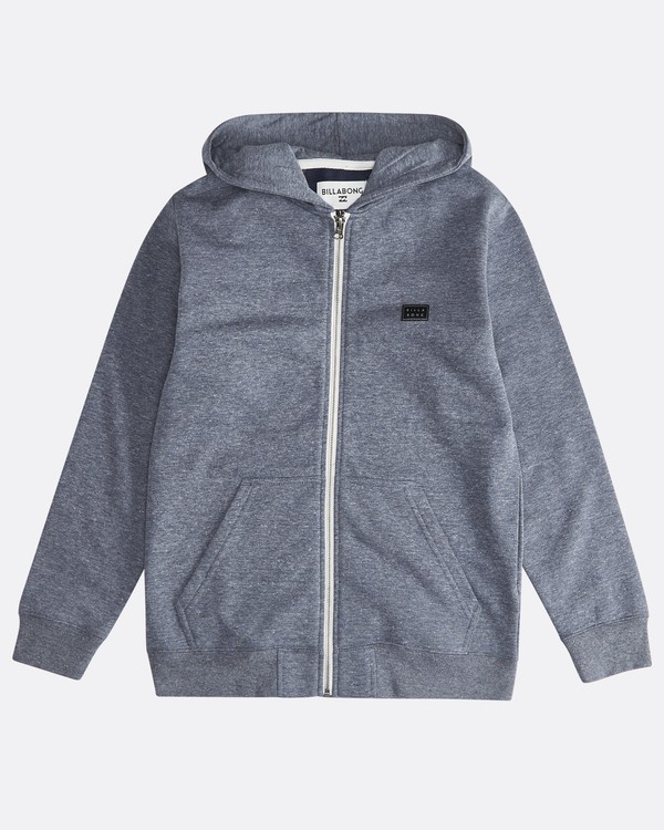 2 All Day - Sudadera con Capucha y Cremallera para Chicos Azul Q2FL08BIF9 Billabong