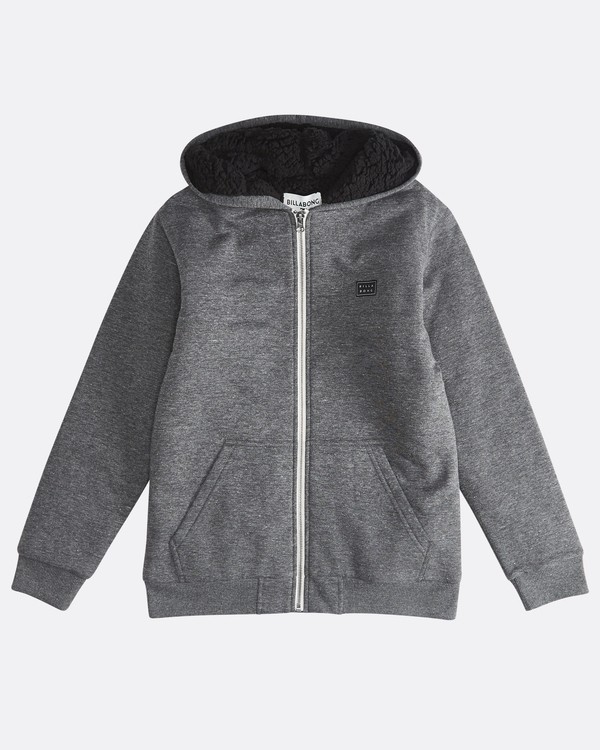 2 All Day - Sherpa Zip Hoodie Boy for Boys Black Q2FL09BIF9 Billabong