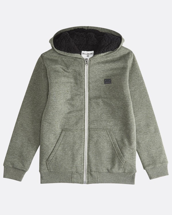 2 All Day - Sherpa Kapuzenjacke f&uuml;r Jungen Gr&uuml;n Q2FL09BIF9 Billabong