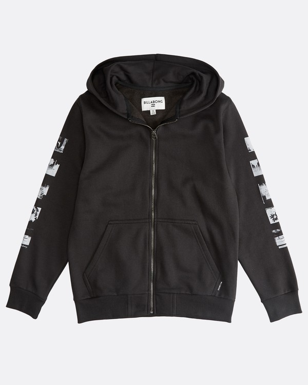2 Exposure - Sudadera con Capucha y Cremallera para Chicos Negro Q2ZH03BIF9 Billabong