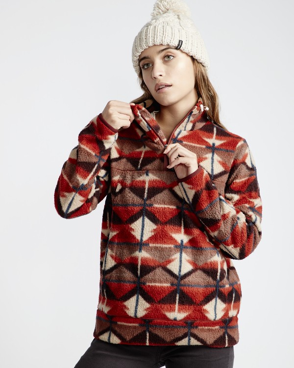 1 Boundary - Mock Neck Fleece for Women  Q3FL03BIF9 Billabong