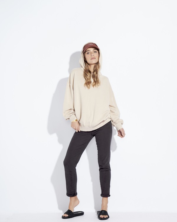 0 Organic - Hood Fleece für Frauen Weiss Q3HO09BIF9 Billabong