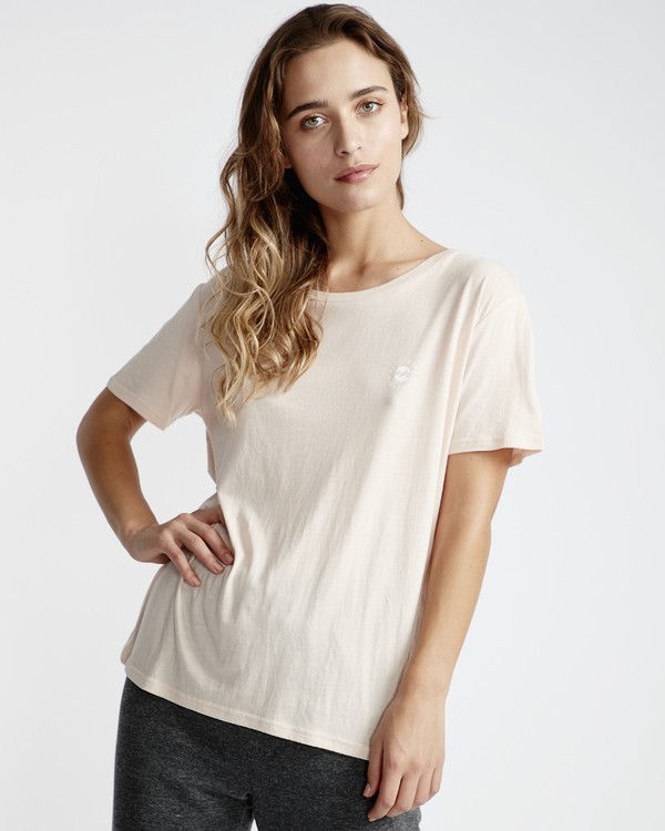 1 Beach Day - T-Shirt für Frauen Rosa Q3SS01BIF9 Billabong