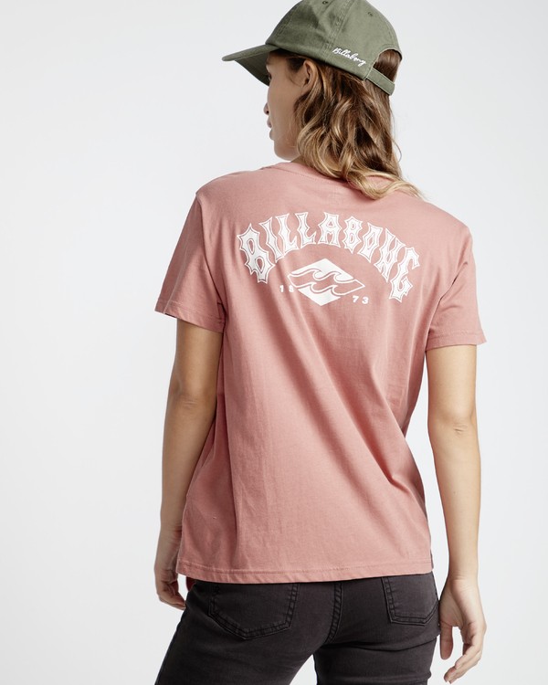 3 First - T-Shirt pour Femme Rose Q3SS05BIF9 Billabong