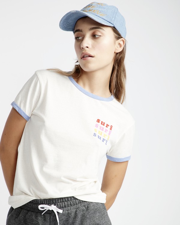 2 Ringer - T-Shirt für Frauen  Q3SS08BIF9 Billabong