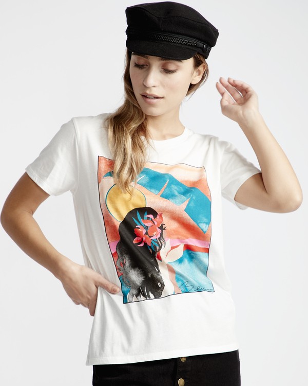 2 Day In Paradise - Tee Shirt for Women Blue Q3SS13BIF9 Billabong