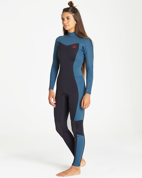 1 3/2mm Furnace Synergy GBS - Traje de Surf Integral con Cremallera en la Espalda para Mujer Negro Q43G04BIF9 Billabong