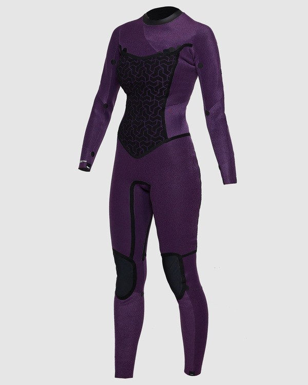 4 4/3mm Furnace Synergy GBS - Back Zip Fullsuit Neoprenanzug für Frauen Schwarz Q44G04BIF9 Billabong