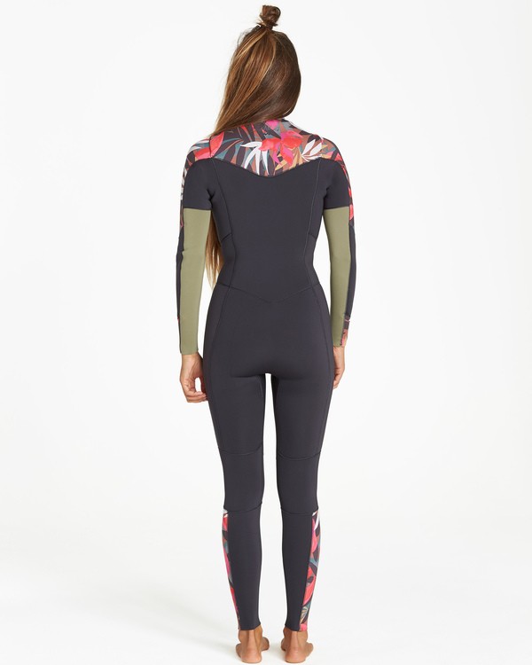 3 Salty Dayz 4/3 - Traje de Surf Integral para Mujer Rosa Q44G30BIF9 Billabong