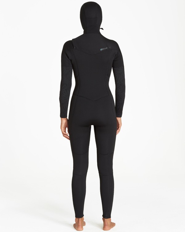 3 5/4mm Furnace Synergy Hd GBS - Chest Zip Hood Fullsuit Neoprenanzug für Frauen  Q45G04BIF9 Billabong