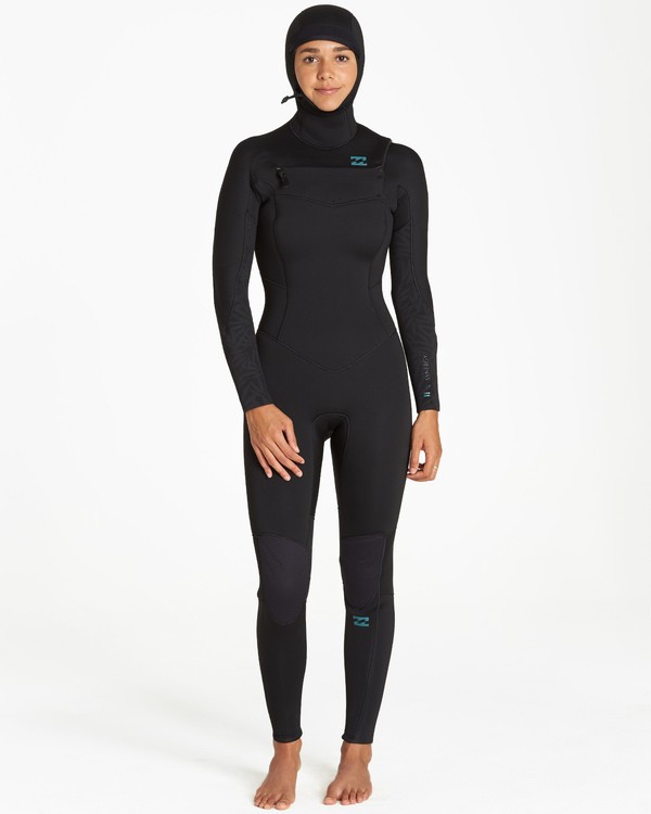 1 5/4mm Furnace Synergy Hd GBS - Chest Zip Hood Fullsuit Neoprenanzug für Frauen  Q45G04BIF9 Billabong