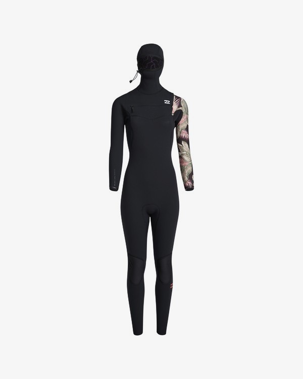 3 5/4mm Furnace Hd - Combinaison intégrale à cagoule Chest Zip pour Femme  Q45G06BIF9 Billabong