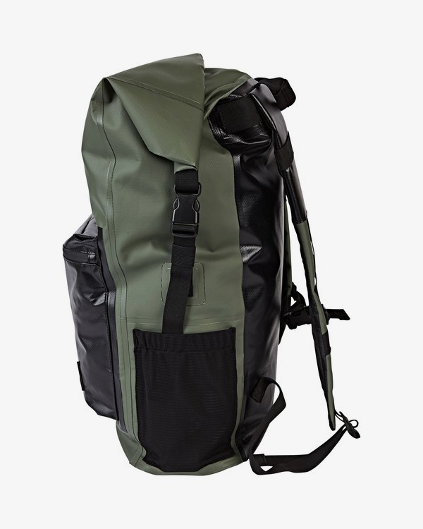 Billabong Black offers Pine Olive Military Green Waterproof Surftrek Storm Bag Backpack