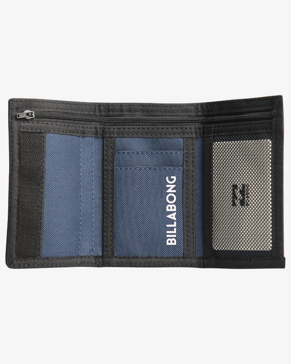 2 Walled Fold - Tri Fold Wallet for Men Azul Q5WL02BIF9 Billabong