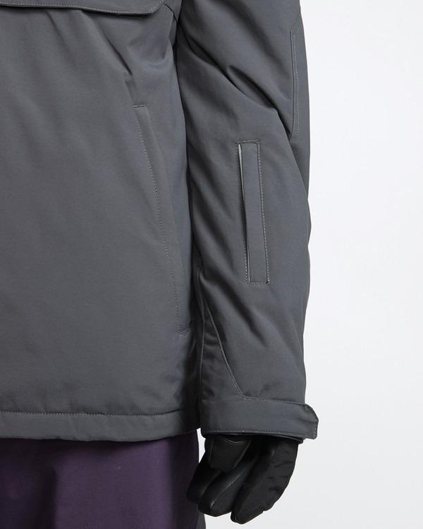 6 Stalefish - Snow Anorak for Men Grey Q6JM15BIF9 Billabong