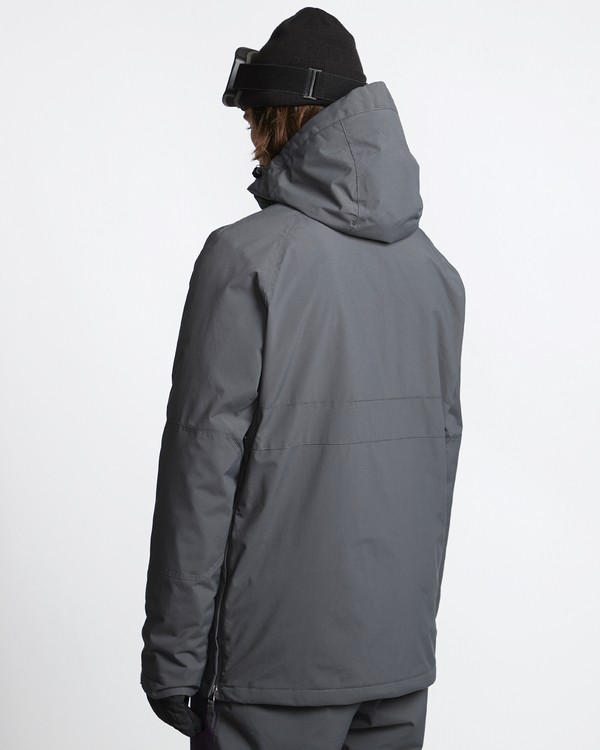 4 Stalefish - Snow Anorak for Men Grey Q6JM15BIF9 Billabong