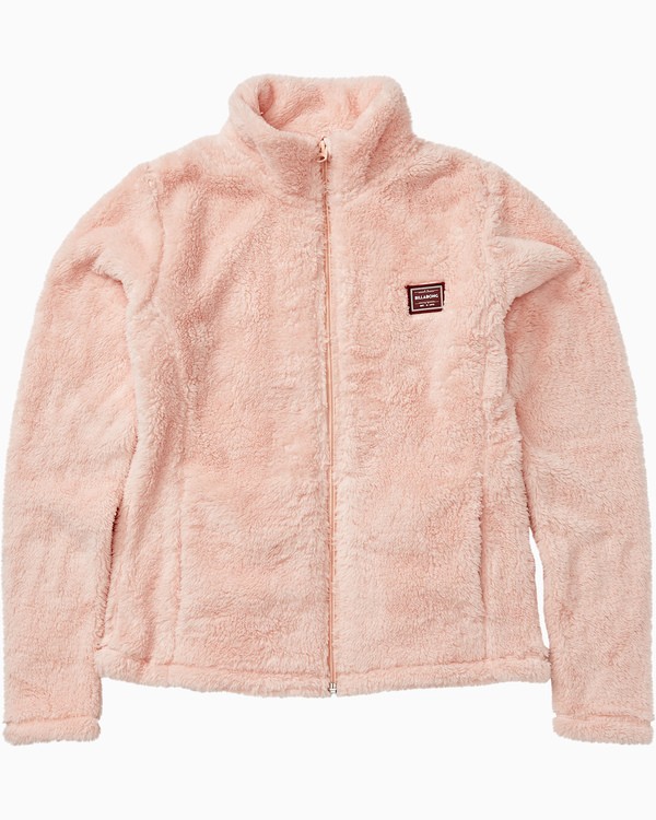 0 First Chair - Jersey Sherpa con Cremallera para Chicas Naranja Q6SG11BIF9 Billabong