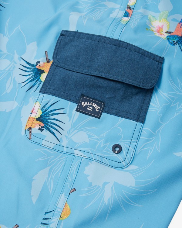 6 73 Airlite 19" - Bañador de surf de pantalón de alto rendimiento para Hombre Azul S1BS07BIP0 Billabong