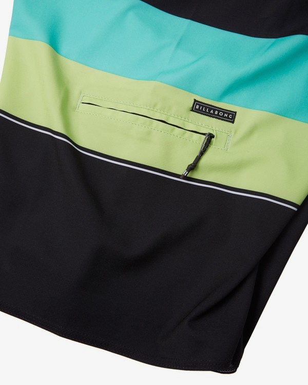 6 Momentum Airlite 19" - Boardshort à rayures Performance pour Homme Noir S1BS19BIP0 Billabong
