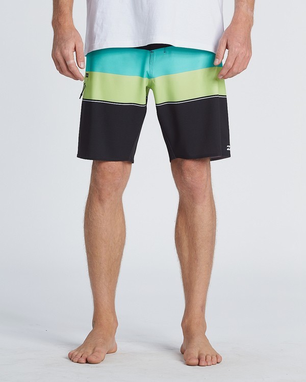 7 Momentum Airlite 19" - Boardshort à rayures Performance pour Homme Noir S1BS19BIP0 Billabong