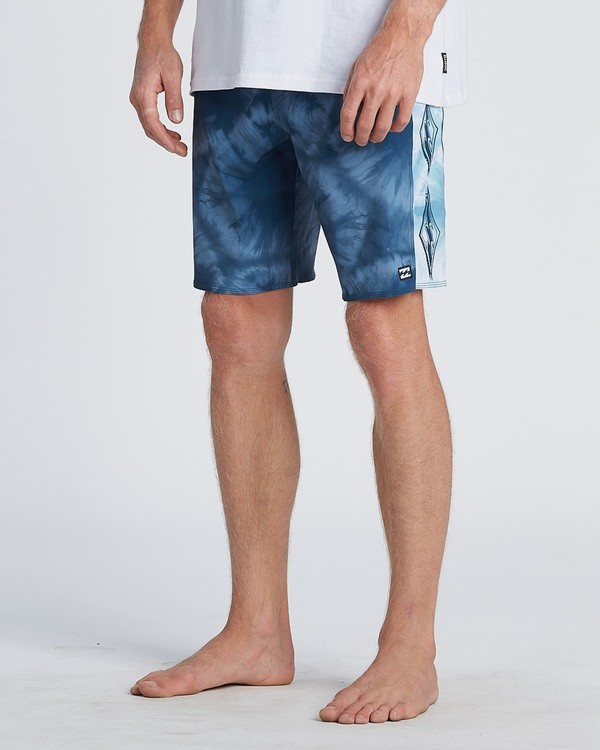 9 D Bah Pro 19" - Printed Board Shorts for Men Blue S1BS30BIP0 Billabong