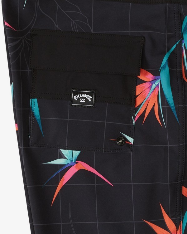 6 Sundays Pro 19" - Printed Board Shorts for Men Black S1BS31BIP0 Billabong