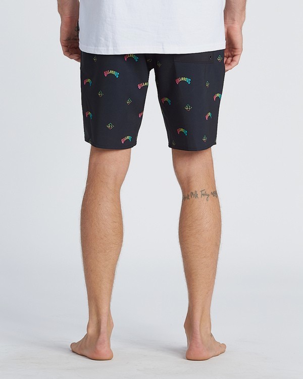 3 Sundays Mini Pro 19" - Printed Board Shorts for Men Black S1BS34BIP0 Billabong