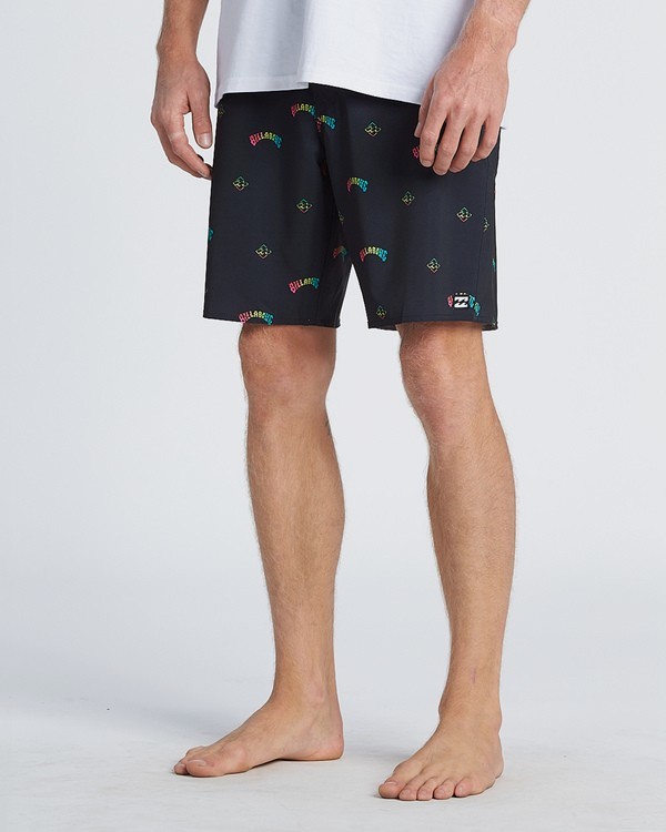 4 Sundays Mini Pro 19" - Printed Board Shorts for Men Black S1BS34BIP0 Billabong