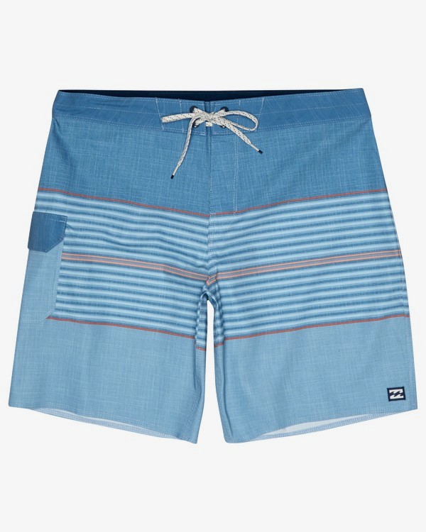 0 All Day Pro 18" - Striped Board Shorts for Men Blue S1BS46BIP0 Billabong