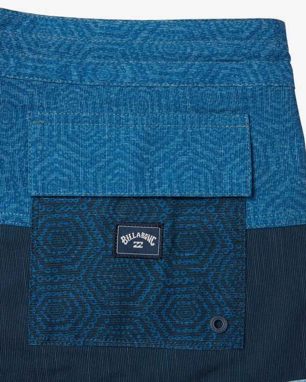 6 Tribong 19" - Bañador de surf de pantalón en bloques de color para Hombre Azul S1BS49BIP0 Billabong